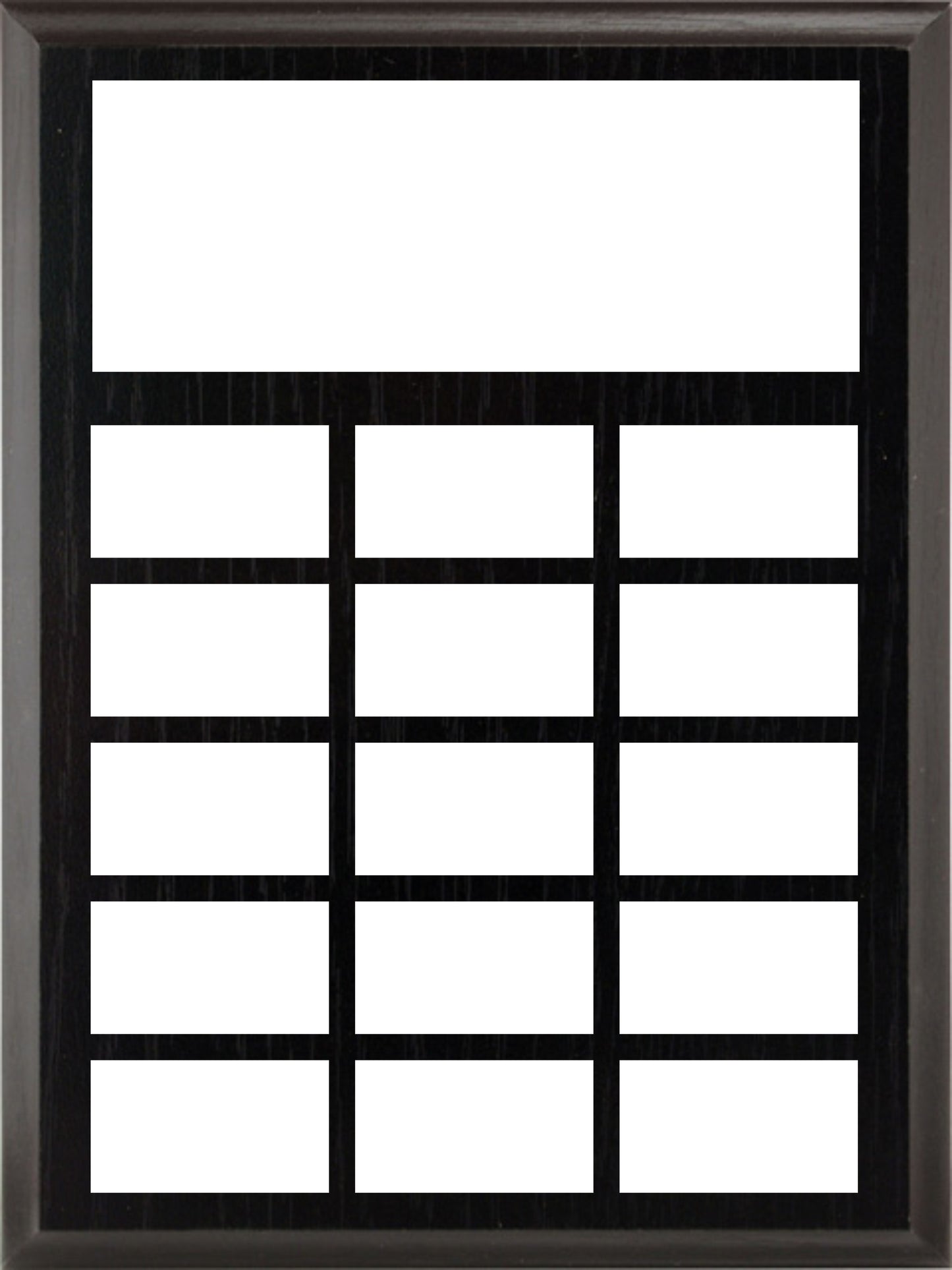 9x12 Black Ash Annual Plaque
