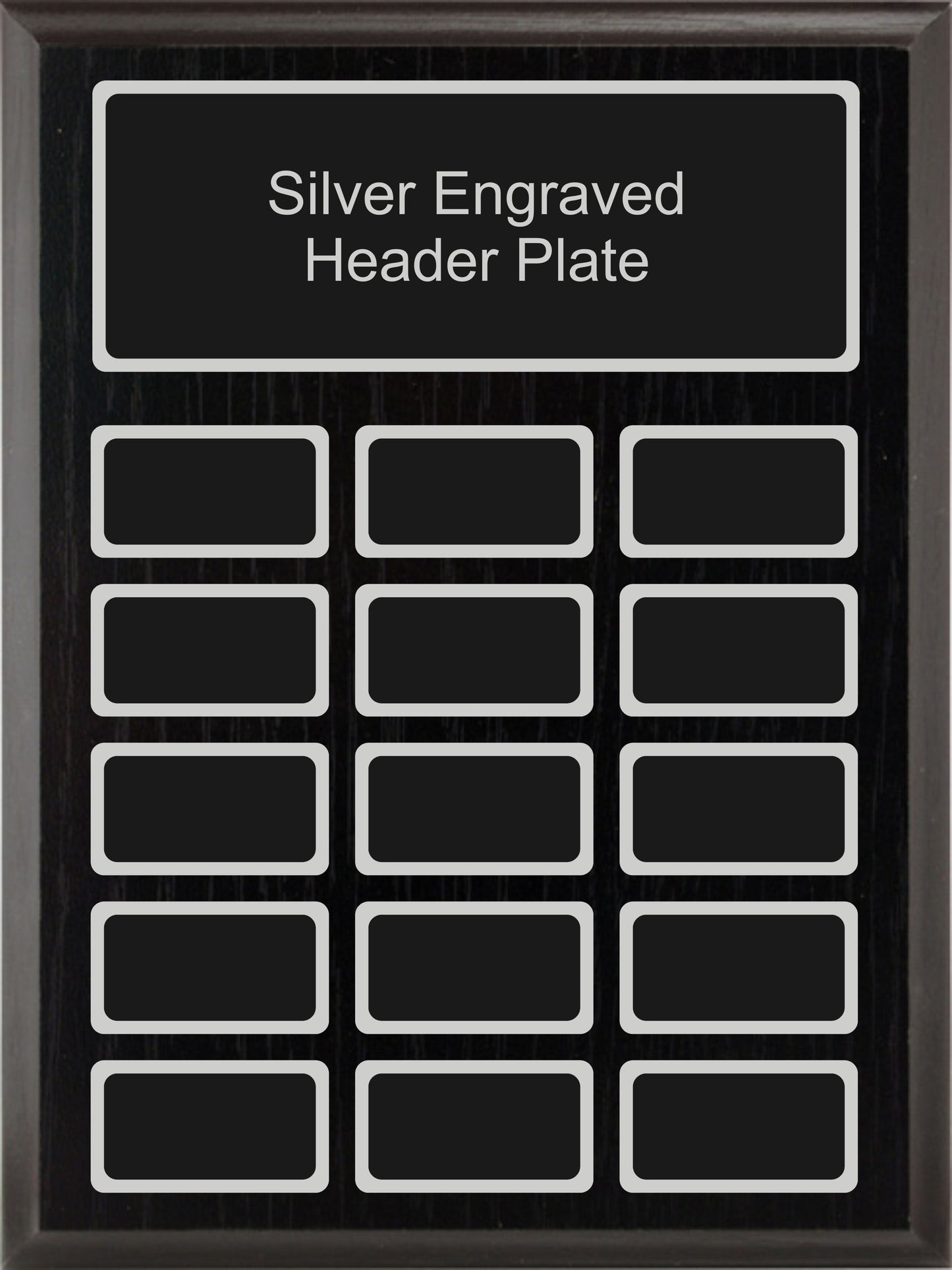 9x12 Black Ash Annual Plaque