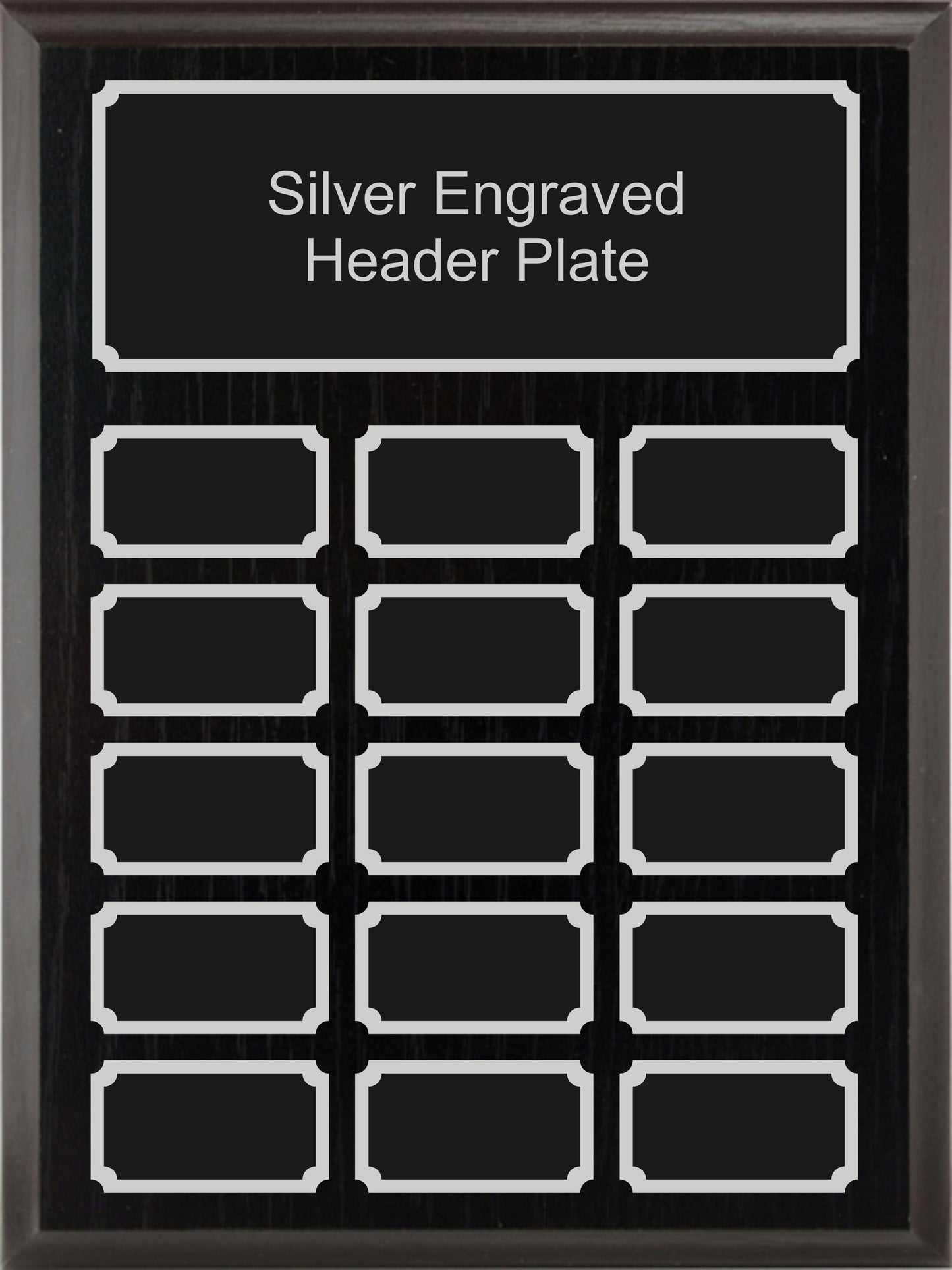 9x12 Black Ash Annual Plaque
