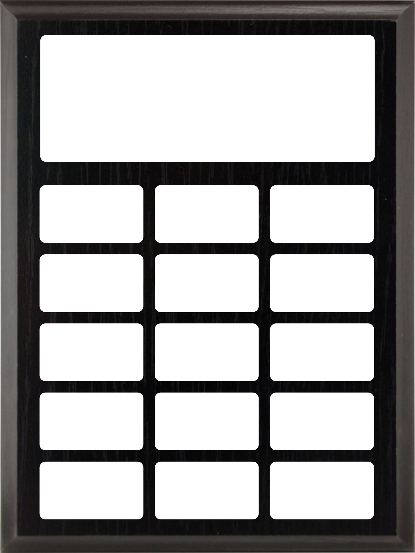 9x12 Black Ash Annual Plaque
