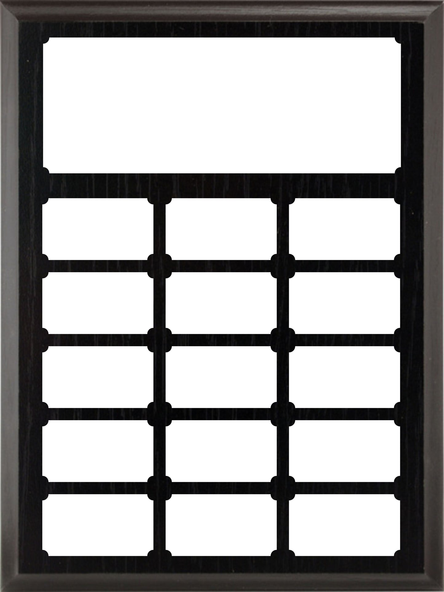 9x12 Black Ash Annual Plaque
