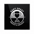 4 pack of Glass Engraved Coasters