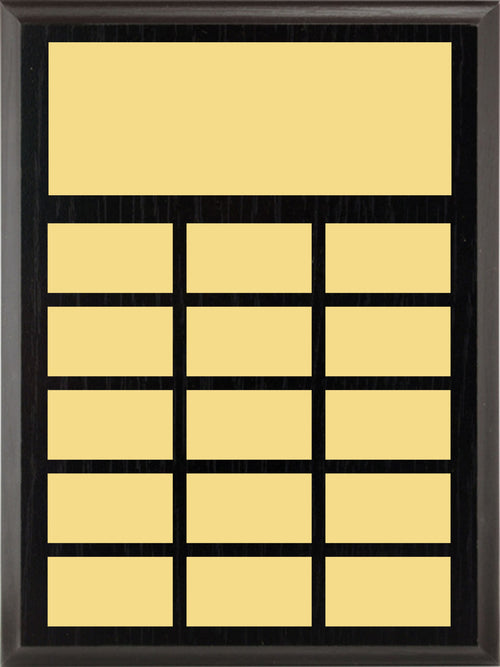 9x12 Black Ash Annual Plaque