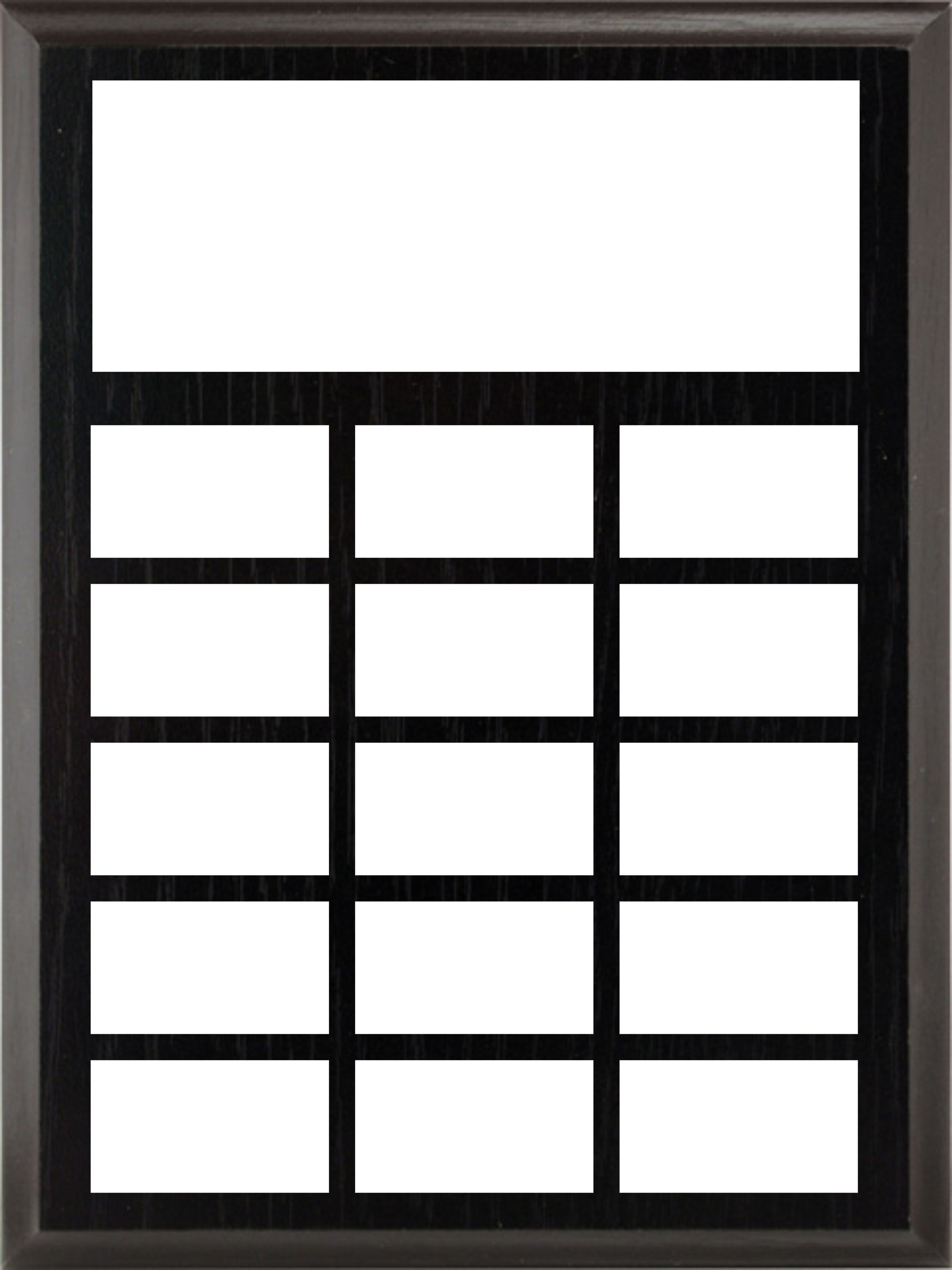 9x12 Black Ash Annual Plaque