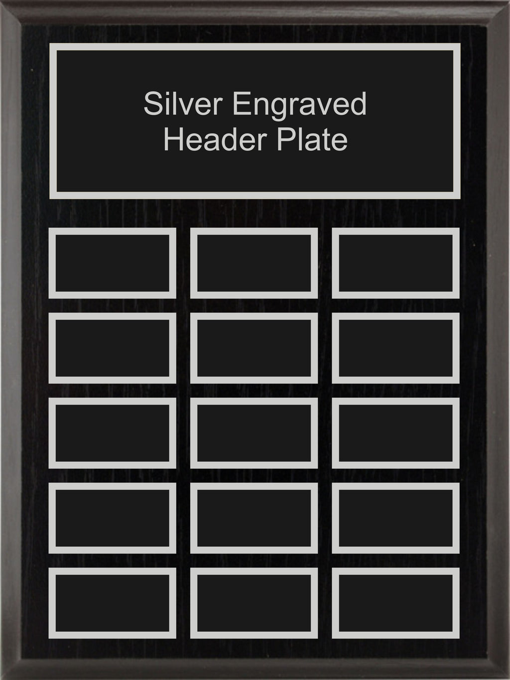 9x12 Black Ash Annual Plaque