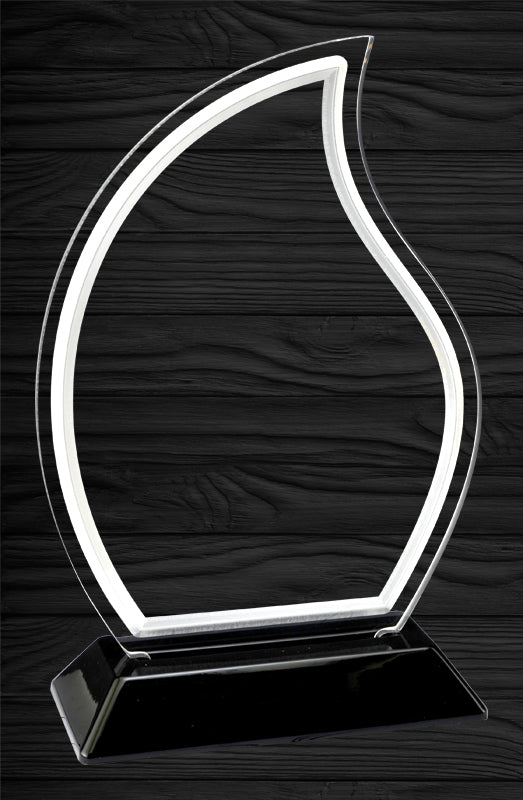 Acrylic Flame with Snap Base