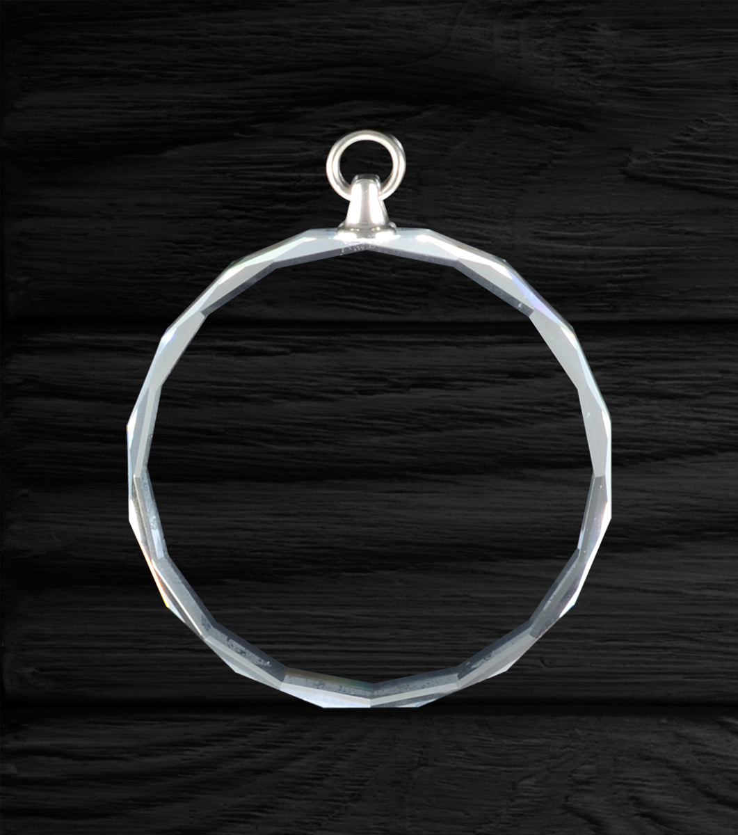 Holly Glass Medallion